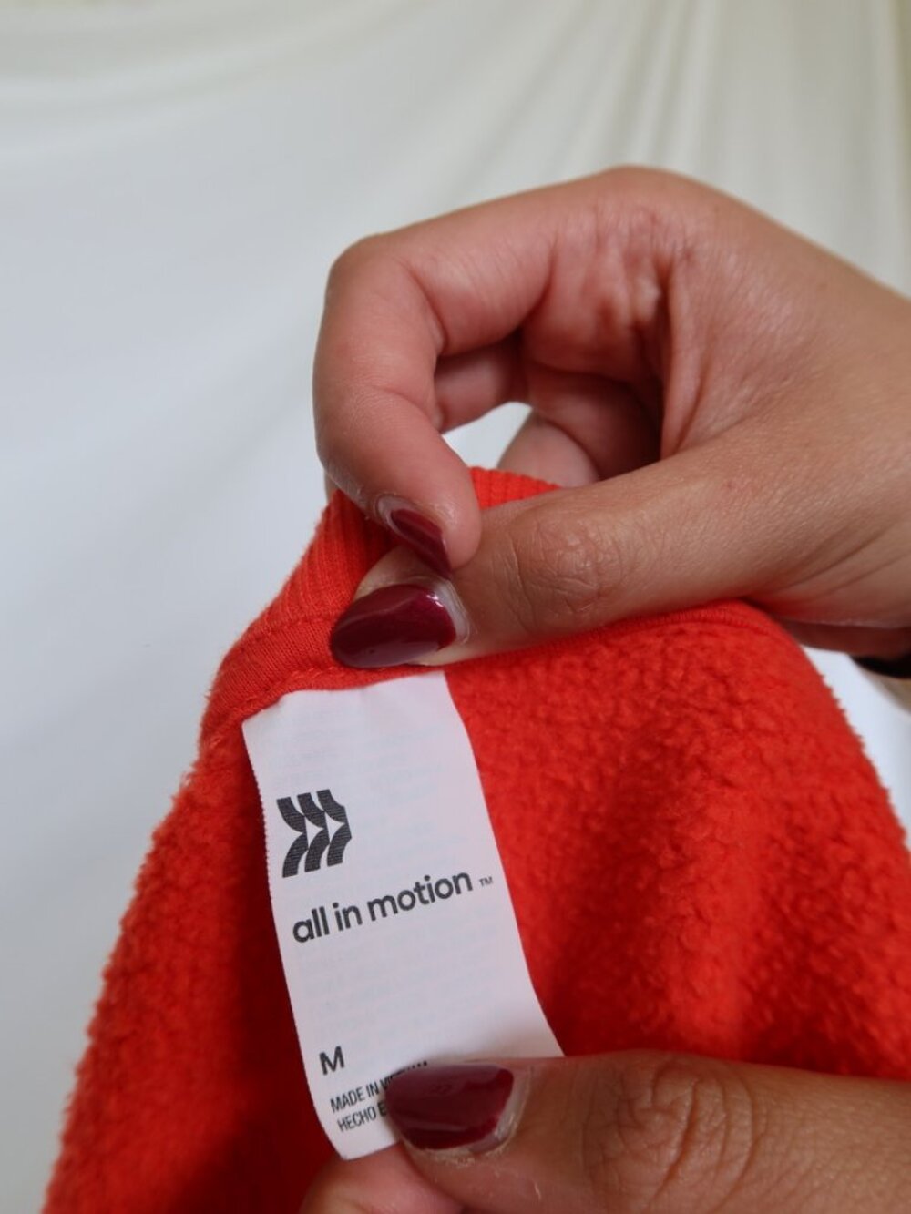 Orangered oversized crewneck sweatshirt oversized - Picture 7 of 7